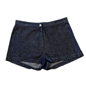 BCBG Maxazria blue shorts Mid rise size 6